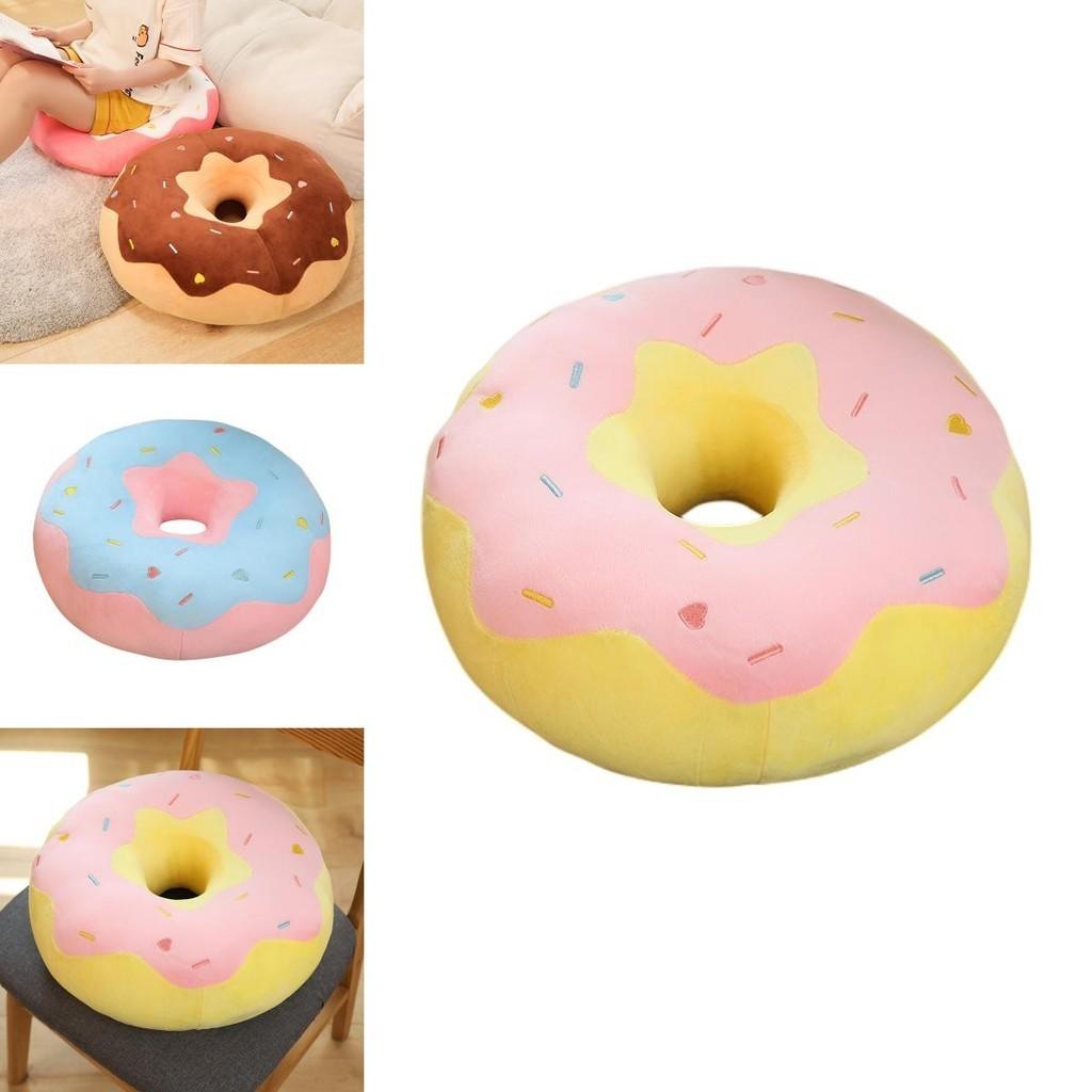 Süßes Donut-Stofftierkissen für Heimdekoration und bequemes Sitzen