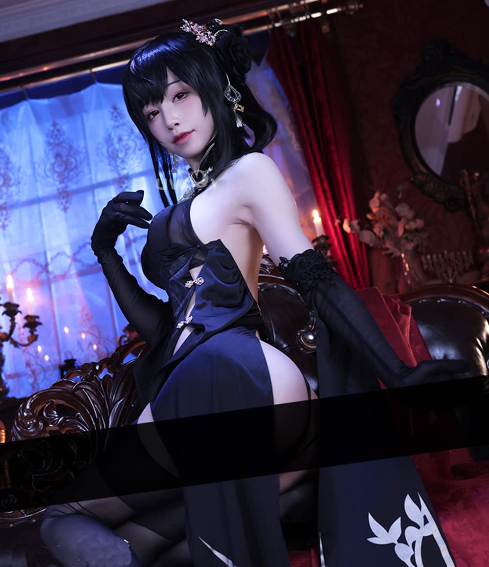

Lavender Chen Hai Cheongsam Cosplay Costume, Halloween Costume, Christmas Costume, Size L