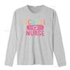 School Nurse T Shirt Vintage Washed Homme Stretched Comfortable Top For Everyday Wear Graphic Soft Slightly Versatile Casual