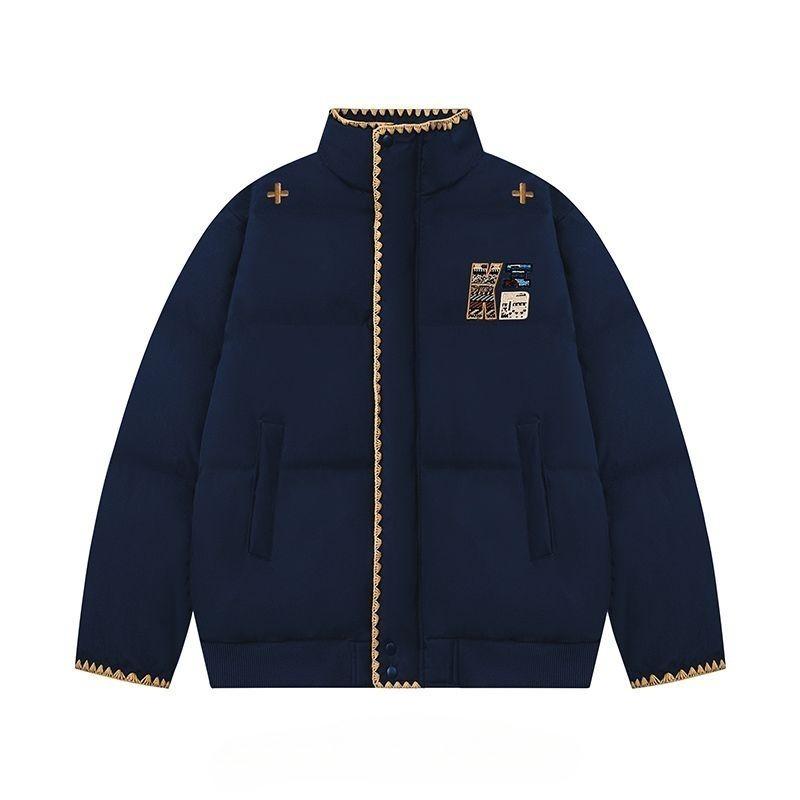 

Дизайнерское чувство одежды хлеба Хлопковая куртка Женская Зимняя Стеганая Теплая Хлопковая Куртка. XXL