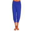 Women's Solid Color Loose Casual Yoga Seven-inch Wide-leg Pants