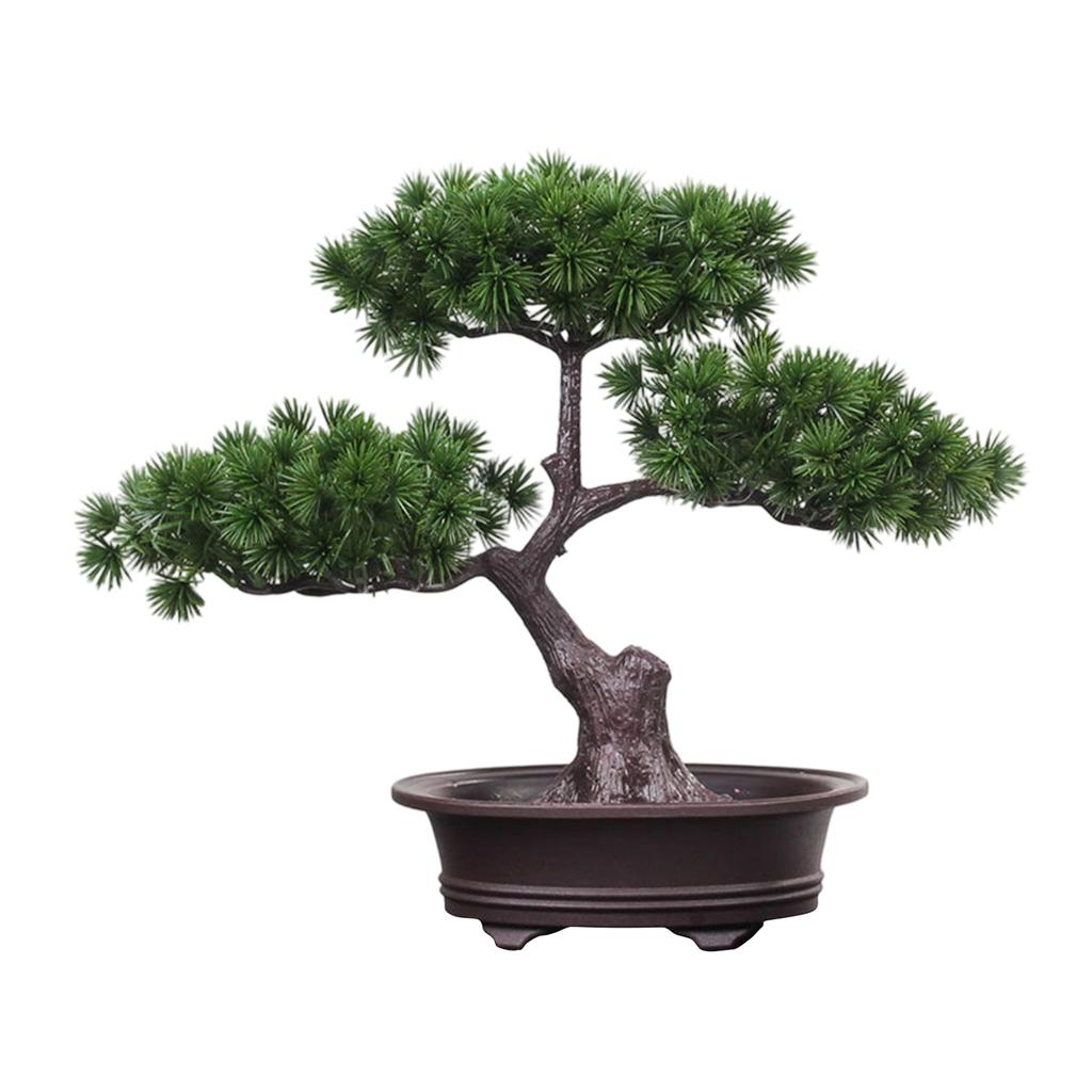 Modern Zen Artificial Tree Sculpture Plastic Designs Low Maintenance Home Ornament For Indoor Space