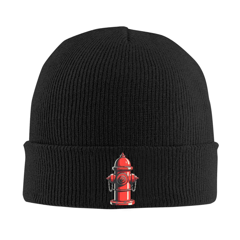 Unisex Fire Hydrant Shirt Kids Adult Men Women Fire Beanie Hats Funny Knitting Hat Autumn Winter Kpop Caps Head Wrap Bonnet Hats
