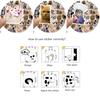 50 Cute Cartoon Cat Stickers For Scrapbooking Luggage Phone Cases Guitars And Skateboards