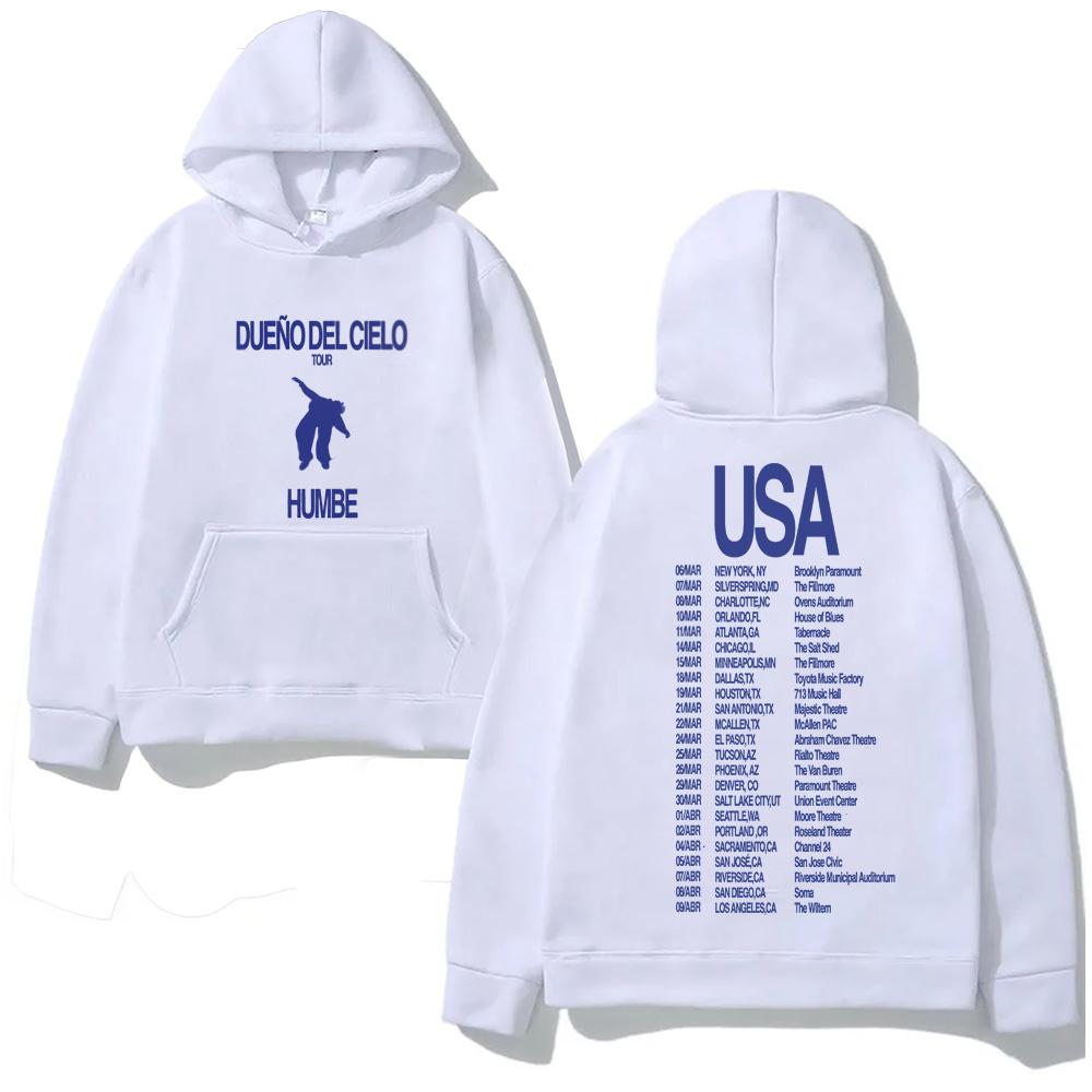 DUENO DEL CIELO tour 2026NEW Hooded Humbe AutumnWinter Aesthetic Sweatshirt with Hooded Fleece Clothes Sudaderas Casual Hoody