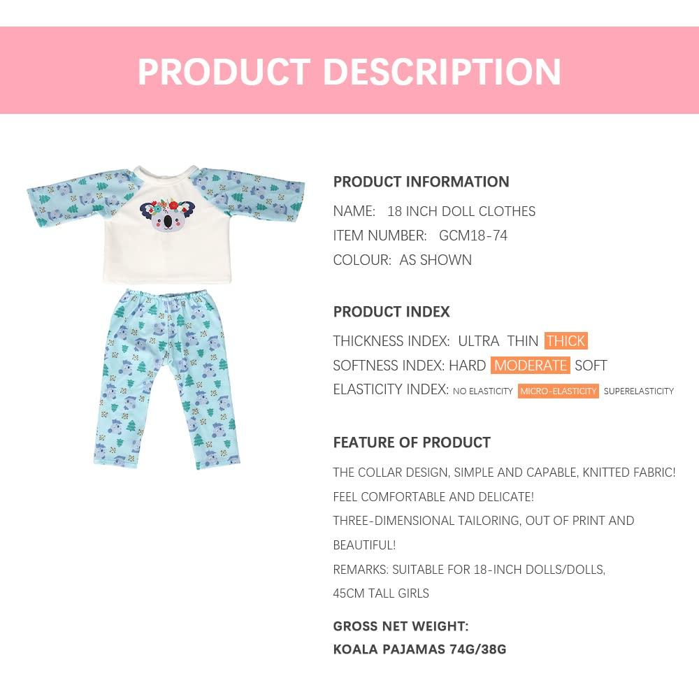 COSDOLL Reborn Doll Clothes Doll Baby Child Baby Doll Blue Perfect for Boys and Girls 43-45cm