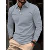 Spring and Autumn Men's Long Sleeve Business Casual Versatile Breathable Moisture Wicking Commuter Daily Top