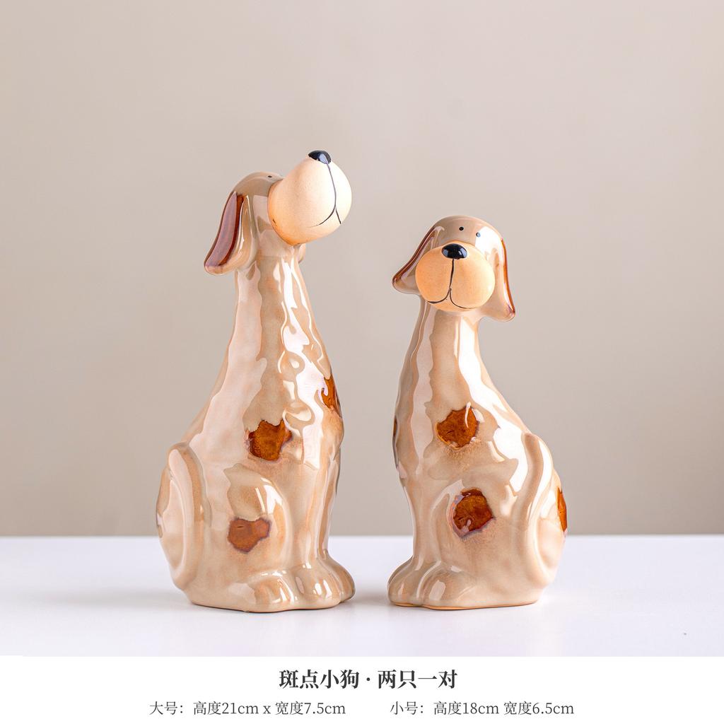 Jingdezhen Creative Ceramic Ornament Desktop Simplicity Niche Cute Porcelain Living Room High End Small Decoration