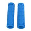 1Pair Bike Handle Grips Bicycle Handlebar Riding Covers Soft Rubber for Mountain Road BikeDark Blue