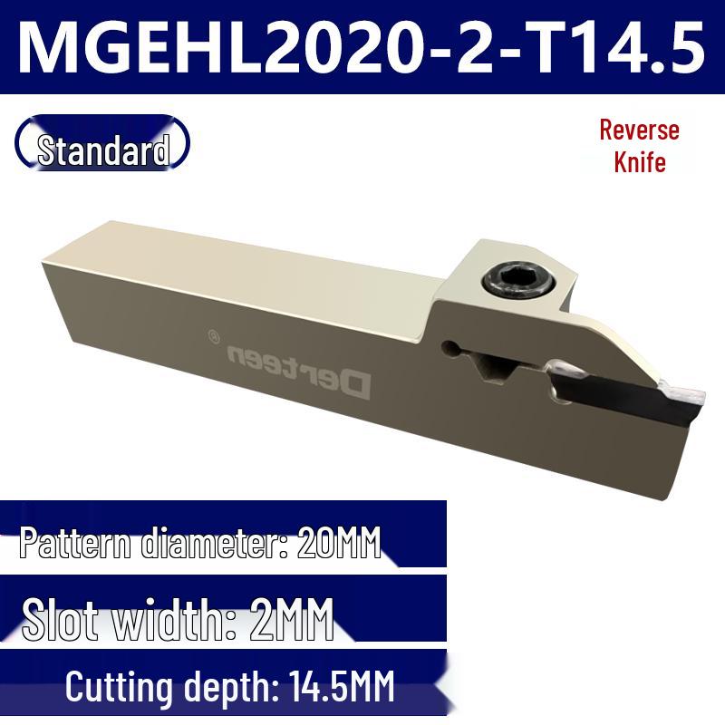 Portautensile per scanalatura tornio MGEHR2020-3-4: Taglio CNC ed Estensione per Scanalatura del Diametro Esterno