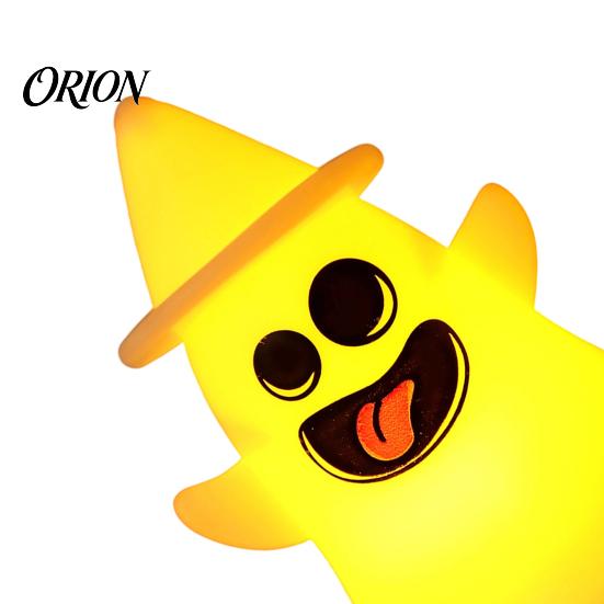 Soft Glow Party Light Halloween Witch Hat Ghost Light, Spooky LED Decorative Lamp, Lamp Cartoon Night for Holiday Decor Warm
