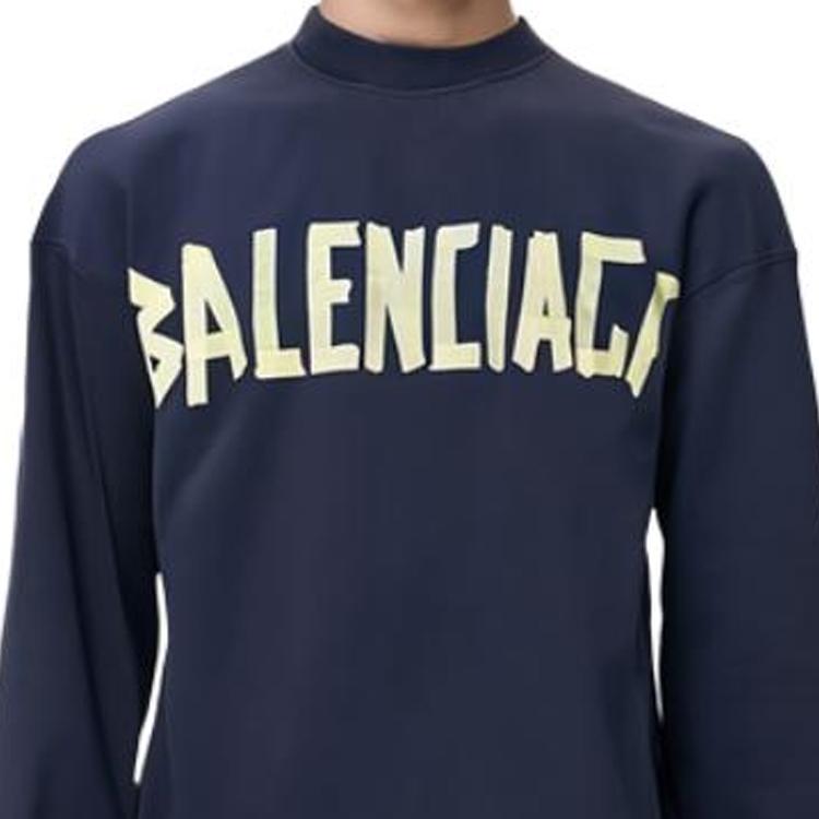 Balenciaga SS23 Sweatshirt Men's Blue 744701TOVB14140
