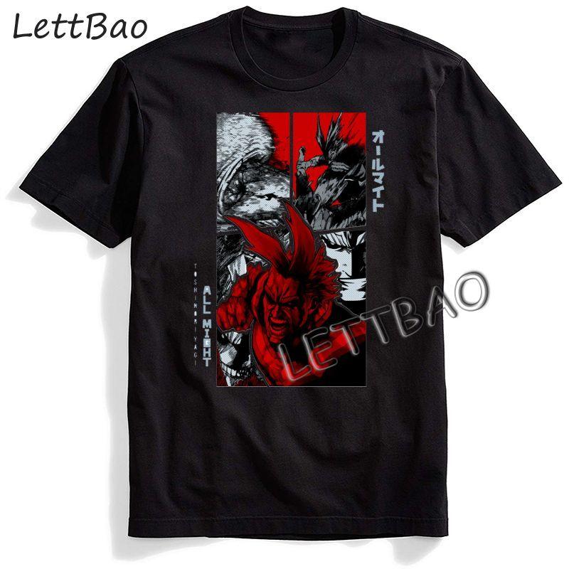 Harajuku Shirt Anime My Hero Academia My Boku Katsuki Bakugou O Neck T Shirt Casual Funny