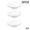 Hot 3 Pack Glass Candle Holders Set With Wax Catcher, Drip Guards& Anti-Tip Base- For Table Centerpieces, Weddings, Home Decor