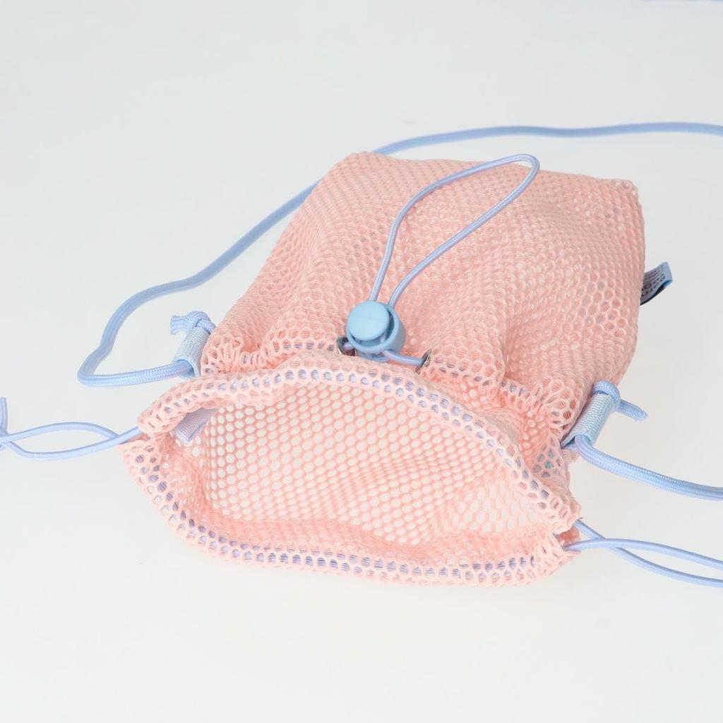 Shoulder Pouch Mesh Collection Berry Yogurt MSH-PO21-PK