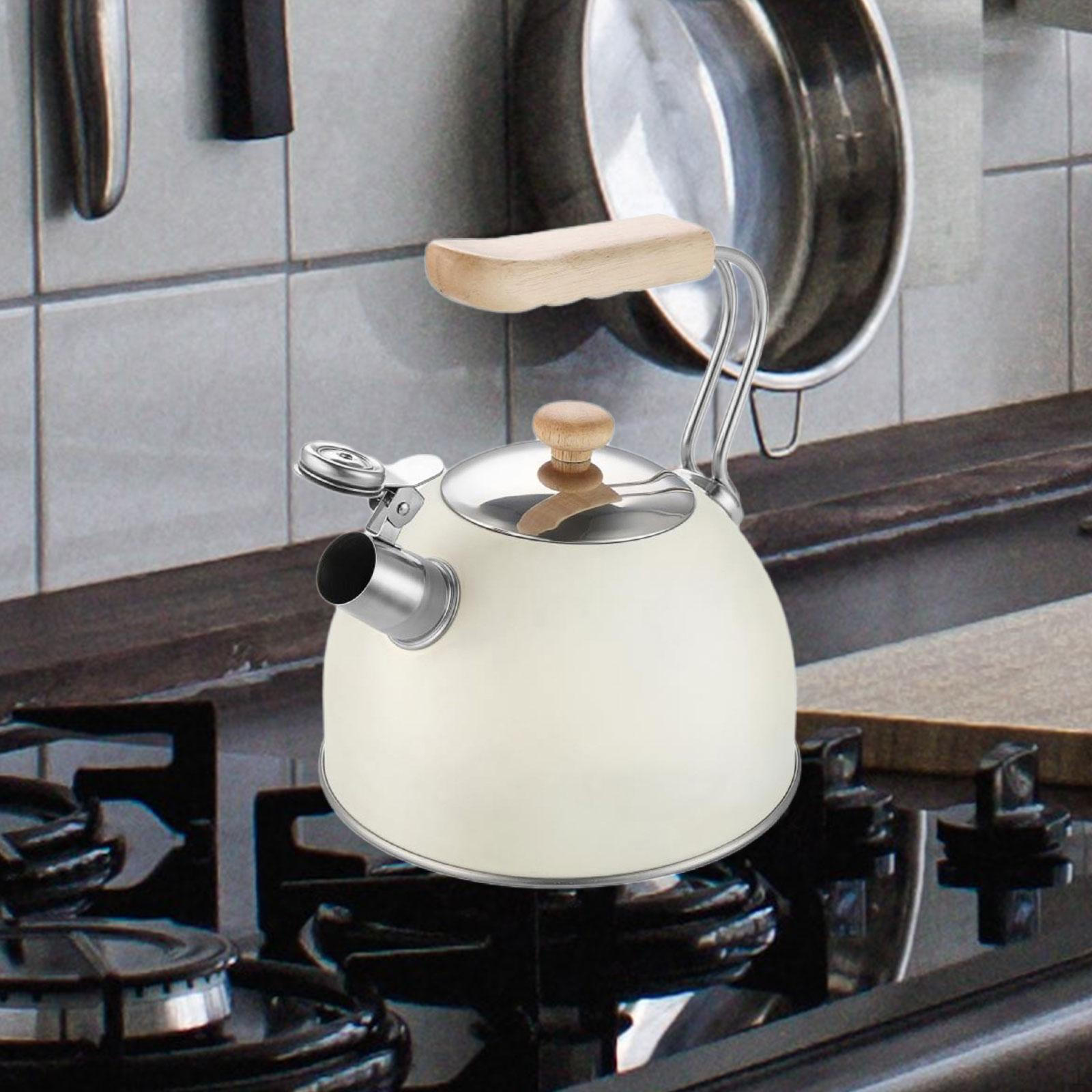 

Чайник із гучним свистом, 2,5 л з водою, багатоцільовий міцний чайник на плиті для дому C