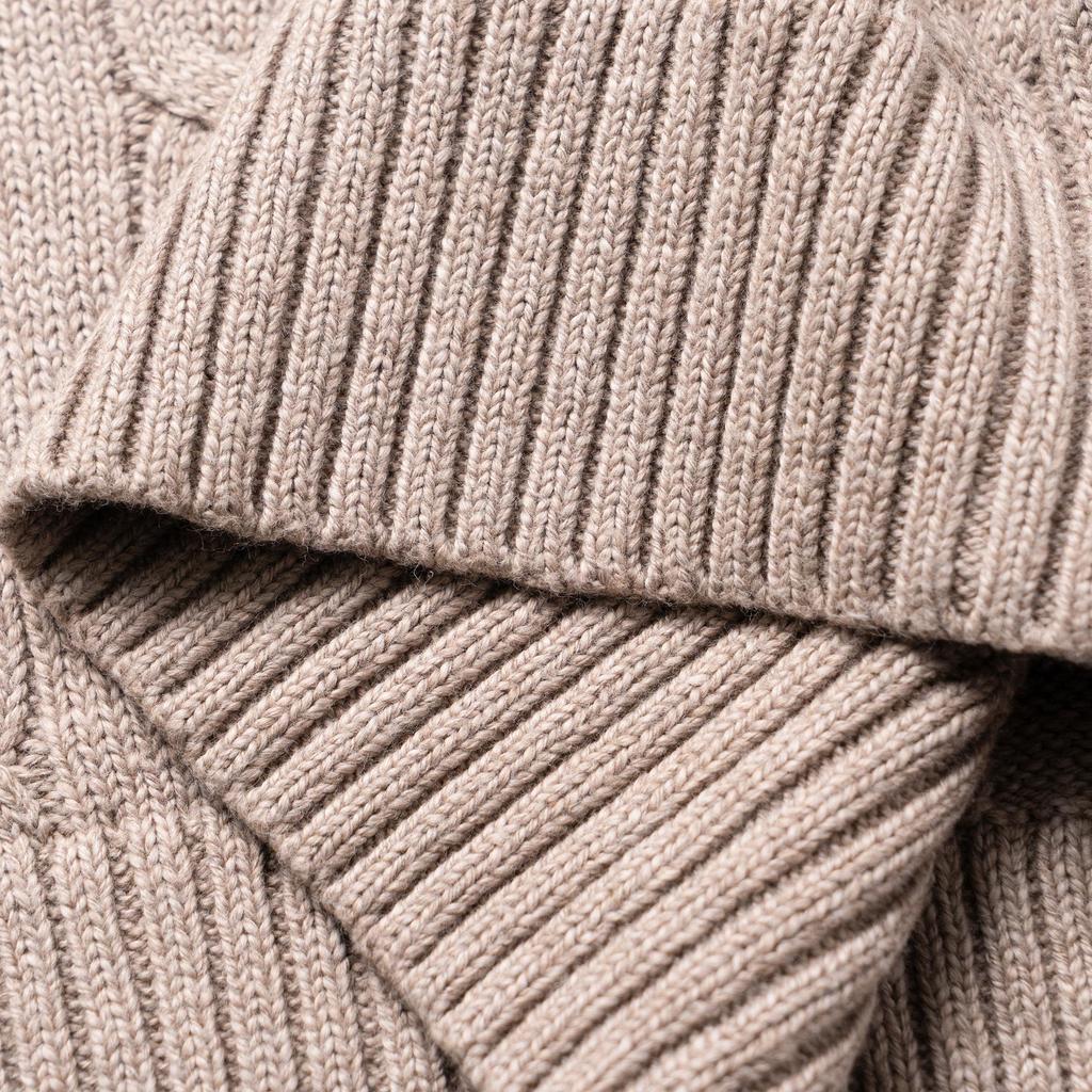 Polo Ralph Lauren Jednofarebná bavlnená vesta s káblovaným úpletom Pánske vrchné oblečenie Prírodná-béžová MNPOSWEICM20019101