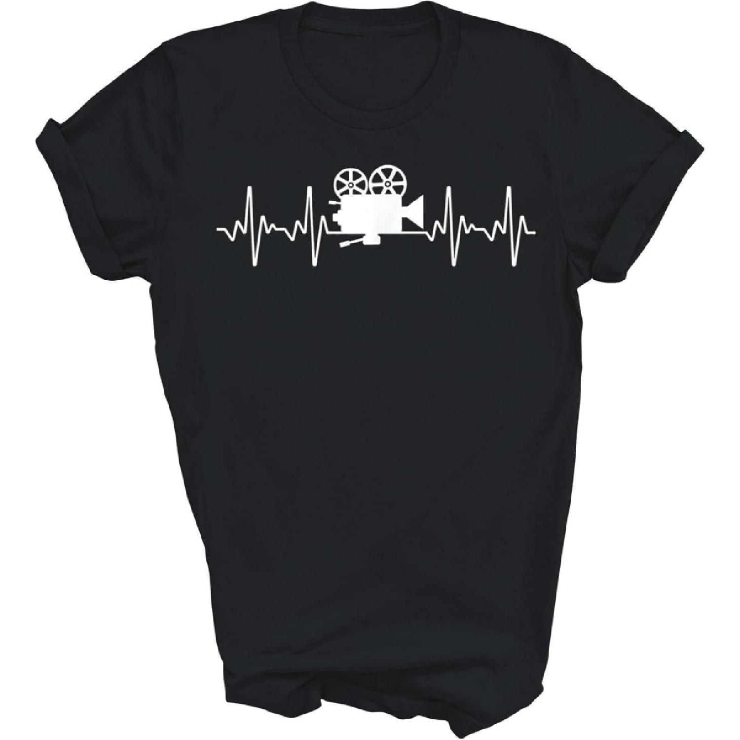 Cool Filmmaker Film Filmmaking Filmmaker Crew Camera Operator Unisex Shirt Gift Women Men T-Shirt (Black;2XL) S