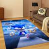 Klassiek S-Sonic Spel Cartoon Egel Tapijt Vloerkleed voor Slaapkamer Woonkamer Bank Huisdecoratie, Kinder Vloerkleed Antislip Vloermat Cadeau