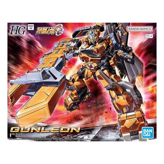 BANDAI SPIRITS HG Super Robot Wars Z Gunleon Color-coded Plastic Model