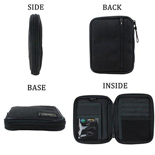 PORTER Husă pașaport neagră (Porter) [HIBRID]