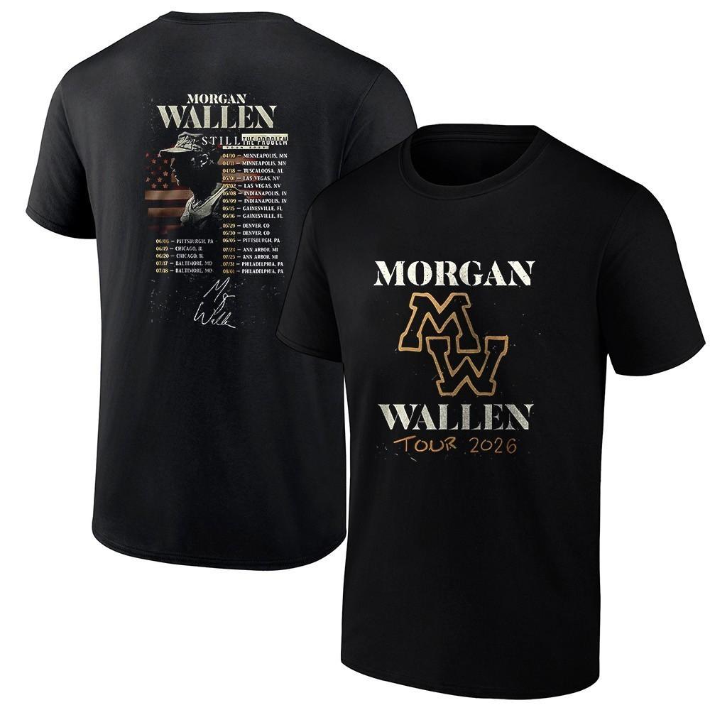 

Wallen Still The Problem tour 2026 date schedule signature shirt Size S-5XL Unisex T-Shirt L