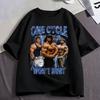One Cycle Wont Hurt Funny Bodybuilding Gym Fitness T Shirts Men's Women Clothing Cotton Fashion Oversized Short Sleeve T Shirts
