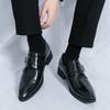 New Business Men's Leather Shoes Casual Gentleman British Style Party and Office Classic Adult Dress Work Shoes Plus Size 38-47