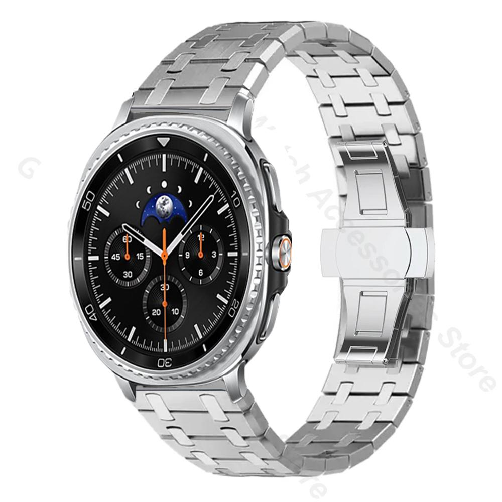 No Gaps Stainless Steel Band for Samsung Galaxy Watch 8/8classic Metal Luxury Bracelet For SAMSUNG Galaxy Ultra 2025 Men Straps