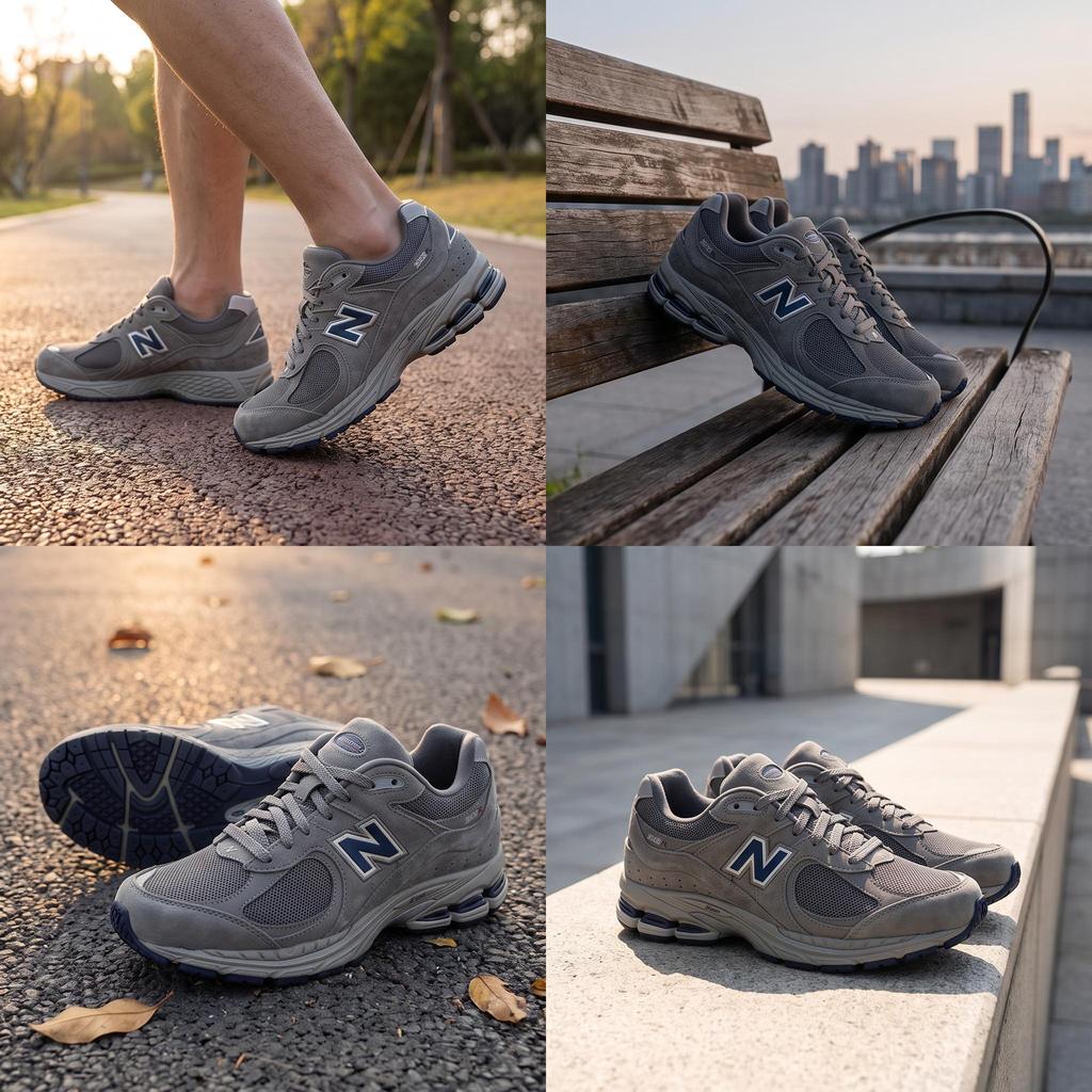New Balance Nb 2002R Měkké Pohodlné Odolné Nízké Běžecké Boty Unisex Teniska Šedá U2002REC
