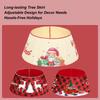 Christmas Tree Skirt Christmas Tree Surround Decoration Base Artificial Christmas Tree Collar Rustic Themed Decor For Home
