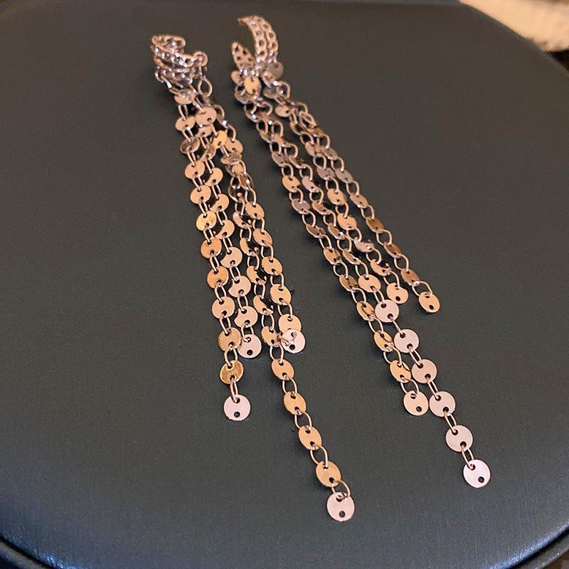 Rhinestone Zircon Ear Cuff Trio: No-Pierce, High-End Cartilage Clips for Women, Cold Temperament Style.