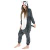 Warm men's pajamas kigurumi husky onesie jumpsuit adult costume m Husky Onesie Costume - M