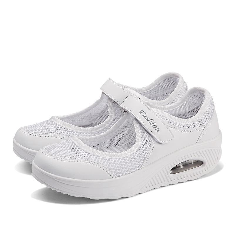 2023 Women's Lightweight Air Cushion Velcro Mesh Low-Top Shoes