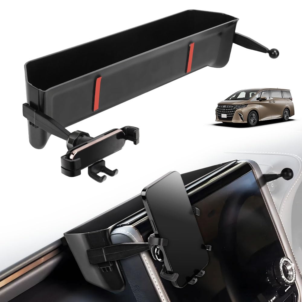 

SUNVIC Alphard Vellfire 40-й серии Подставка на приборную панель Вращение на 360 градусов с держателем для смартфона Навигационная подставка Специальный дизайн для Alphard Материал ABS