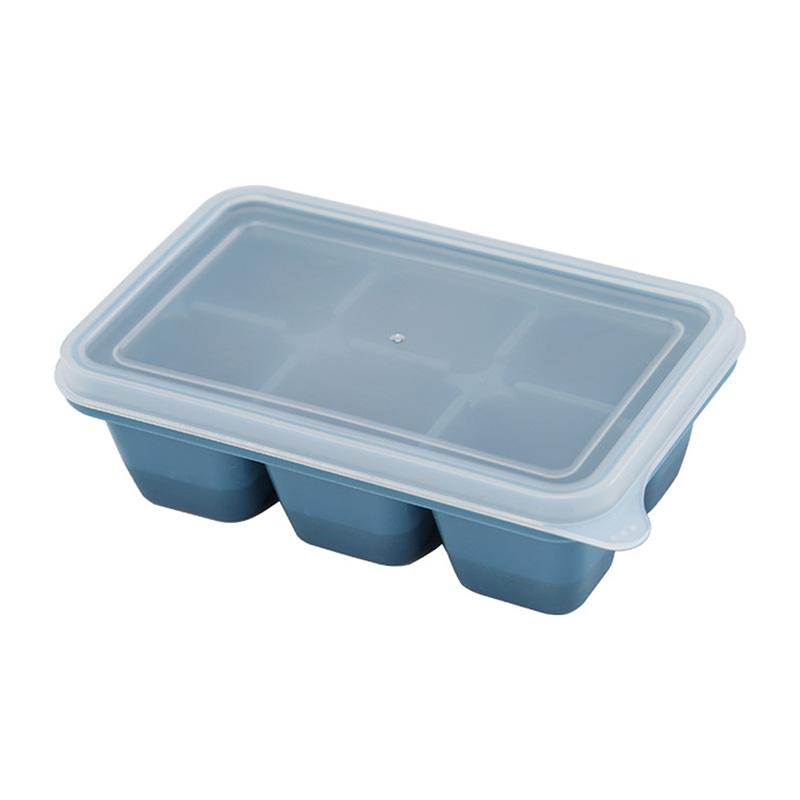 Big Grid Silicone Ice Cube Mold Ice Cube Maker Flexible Silicone Ice Cube Tray with Lid Kitchen Gadgets and Accessories