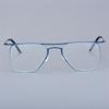 Denmark Brand Pure Titanium Screwless Square Glasses Frame 5502 Men Business Eyeglasses Fashion Women Blue Spectacles Eyewear