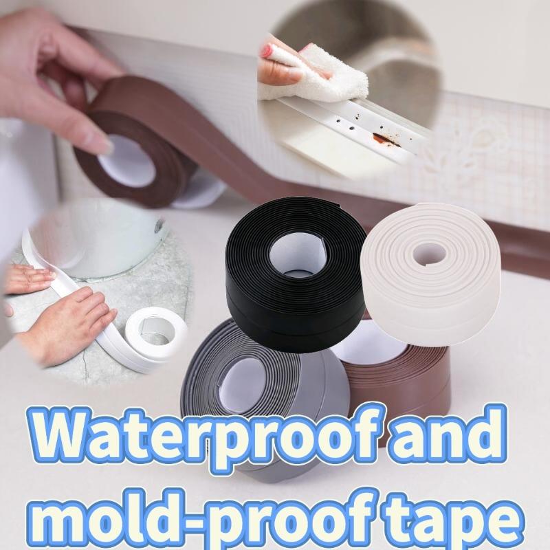 1/2/3 Roll of Kitchen Anti-mold and Waterproof Tape, Moisture-proof Kitchen and Bathroom Sink Gap, Beautiful Seam Toilet Sticker