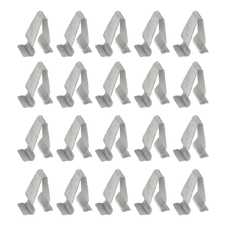 20pcs Threshold Fastening Clips Sill Panel Retainers 4B0867276A 3B98672 Plastic Car Detail Enhancement for Automotives 