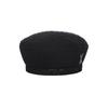 VARZAR Epoxy Stud See-Through Beret Black