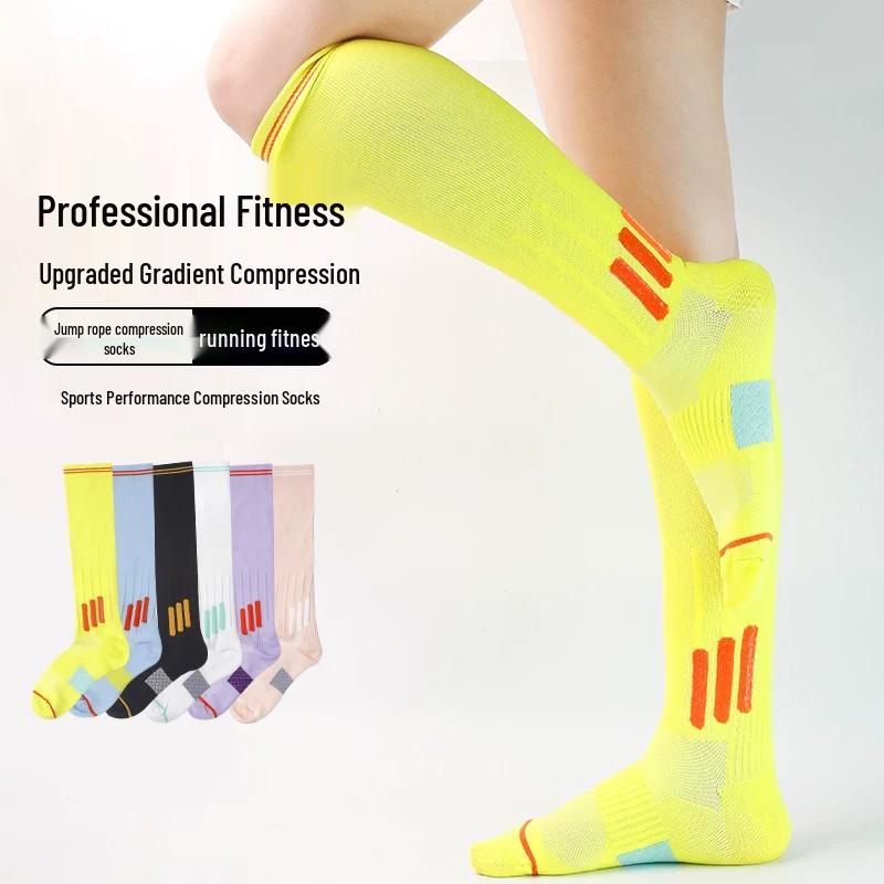 Women's Summer Fitness Compression Socks for Running, Jump Rope & Aerobics