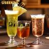 Japanischer Stil Geschnitzte Blume Cocktailgläser Tasse Kreativ Singapore Sling Glasbecher Saft Longdrinkbecher Bar Heimzubehör