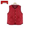 Damen Übergröße Warme Baumwollweste