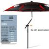 Summer Fishing Sunshade Umbrella - Large, UV Protection