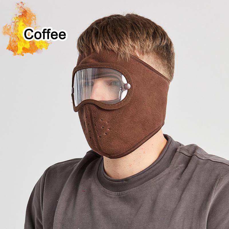 Cycling Full Face Mask Windproof Anti-fog Cycling Goggles Hood Mask Winter Cap Ski Breathable Masks Balaclava Motorcycle Mask