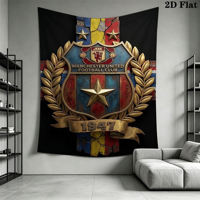 Manchester Football Club Threepiece Set 1 Duvet Cover 2 Pillowcase Without Core Bedding Set Soft And Comfortable Duvet Cover And Pillowcase