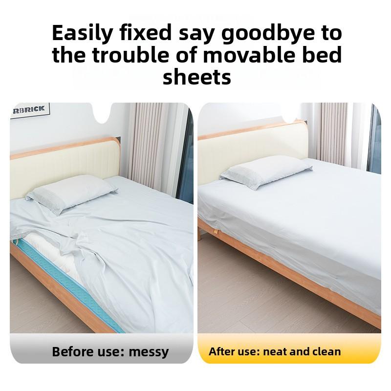 4PCS Bed Sheet & Cover Fasteners Anti - Slip Clips Bedroom Organizer Bed Cover Fixing Clip Invisible Buckle Wardrobe Storage