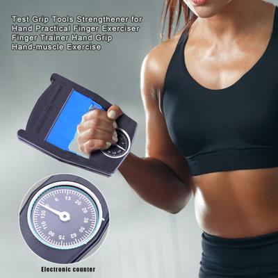 Grip Strength Tester Hand Grip Dynamometer Handheld Grip Measurement Meter Mechanical Gripper Hand Grip Power Strengthener Exerciser