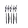Black/Red GP1008 Ballpoint Pen for Students and Offices - Refillable, Press-Action Design for Writing and Signing