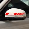Auto Streifen Aufkleber Rückspiegel Reflektierende Vinyl Aufkleber Dekoration Für BMW Performance X3 X5 X2 X4 X6 X7 E28 E30 E34 E53 E61